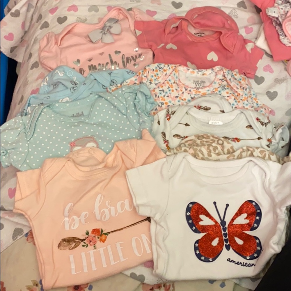 0-3 month onesie bundle